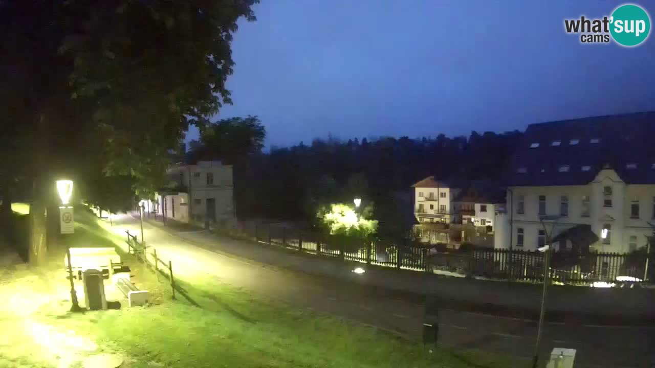Tarvis webcam – Radweg und Mangart