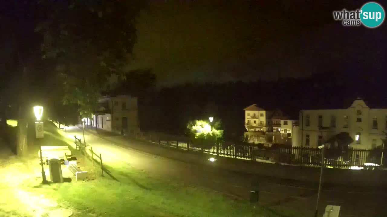 Tarvisio Live webcam – pista ciclabile e il gruppo del Mangart
