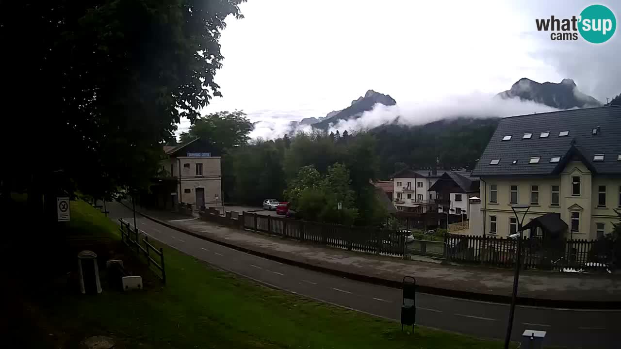 Tarvisio webcam – Bicycle lane and Mangart mountain