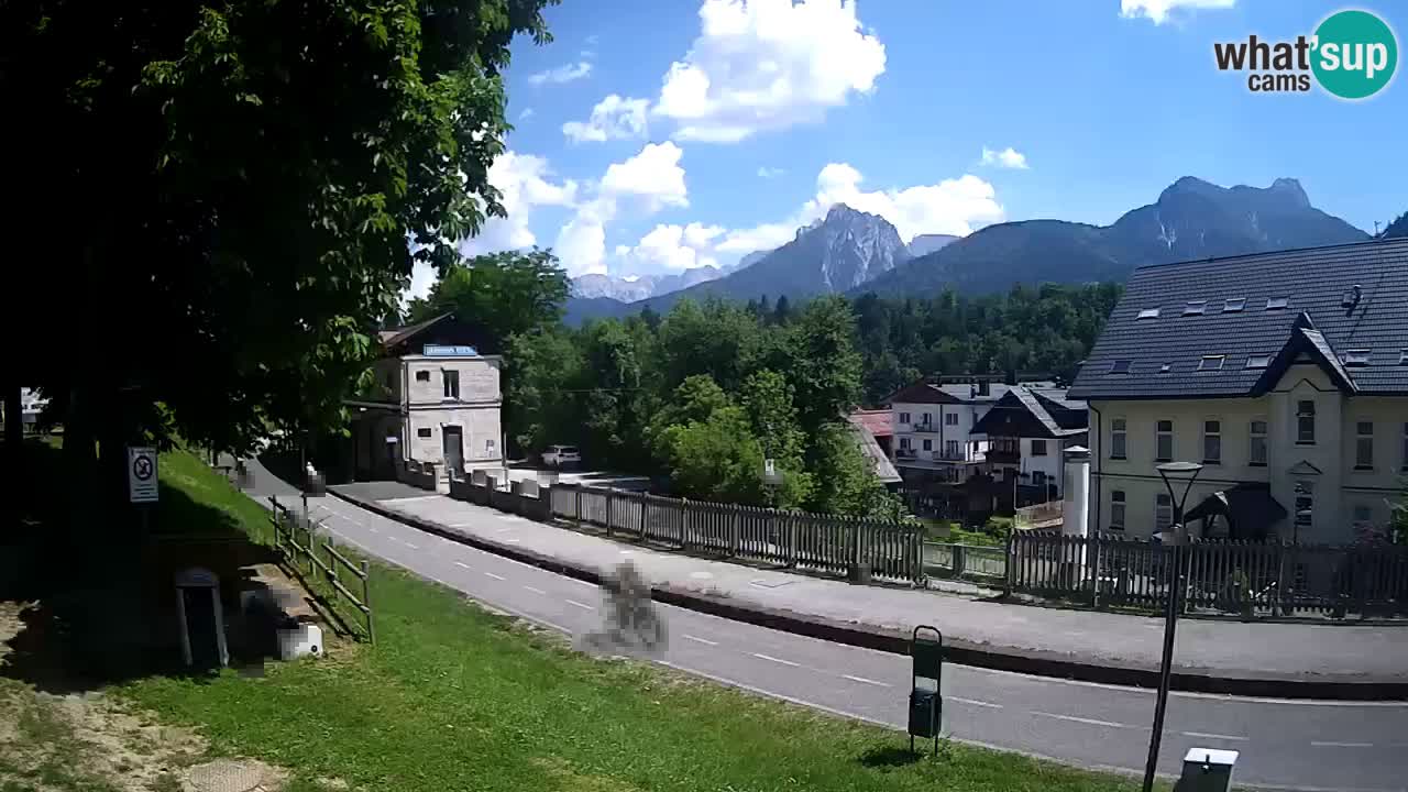 Tarvis webcam – Radweg und Mangart