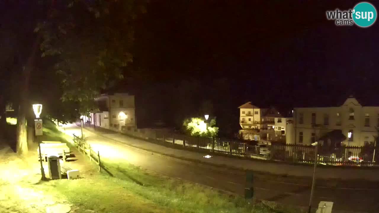 Tarvisio Live webcam – pista ciclabile e il gruppo del Mangart