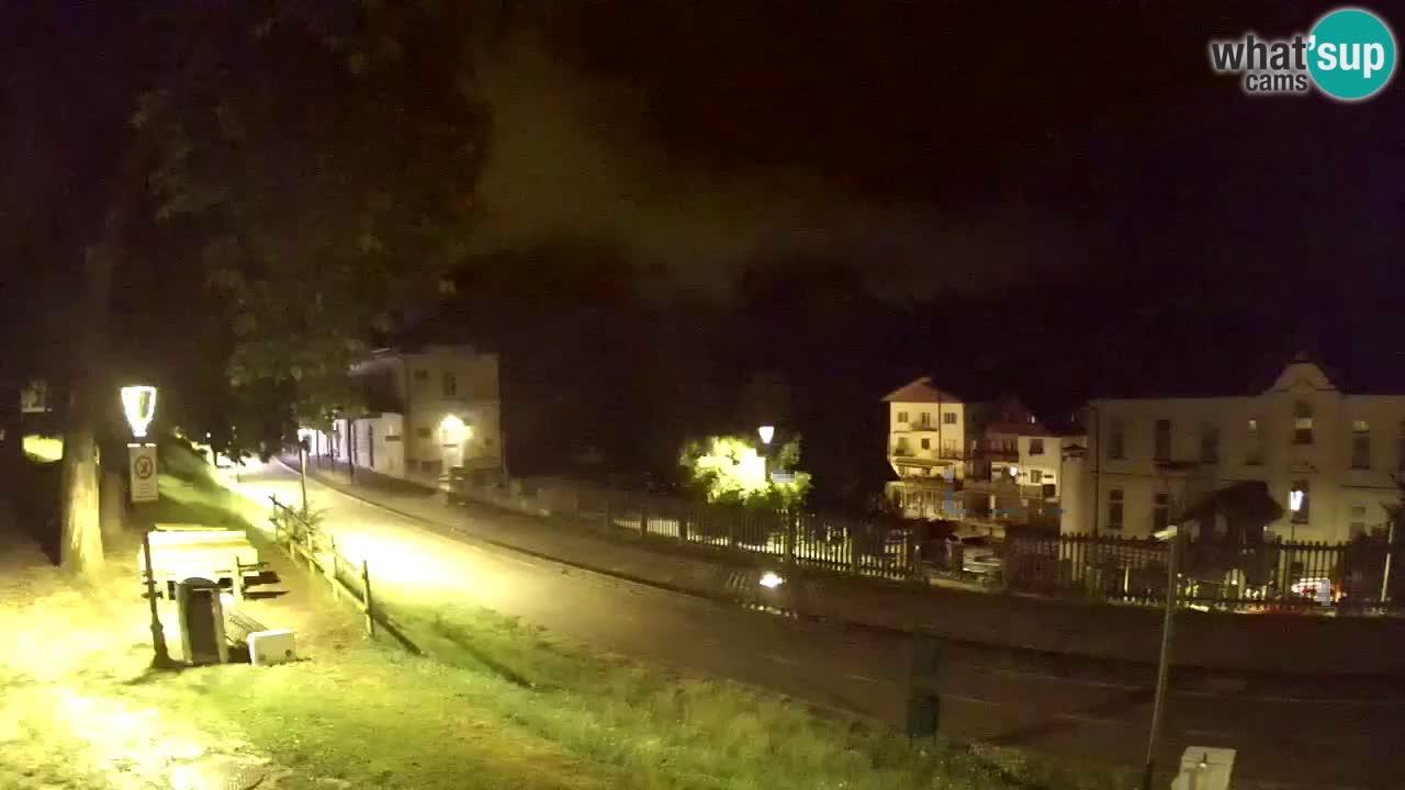 Tarvis webcam – Radweg und Mangart