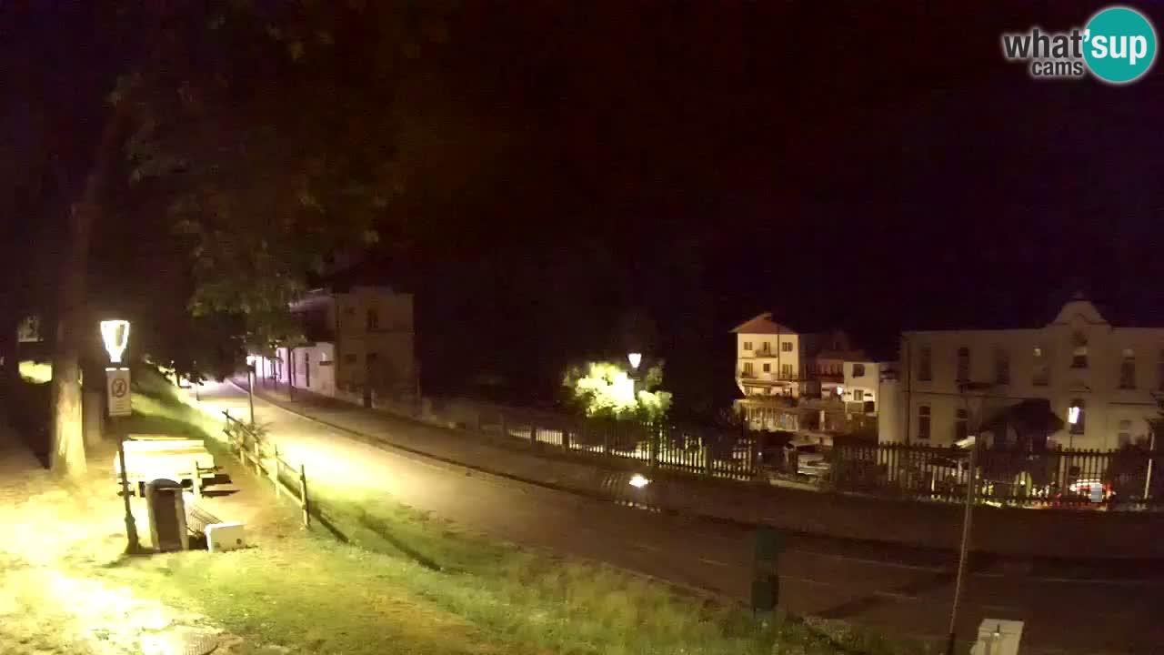 Tarvisio Live webcam – pista ciclabile e il gruppo del Mangart