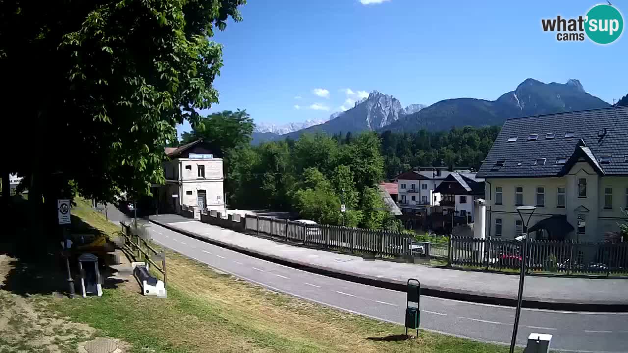 Tarvis webcam – Radweg und Mangart