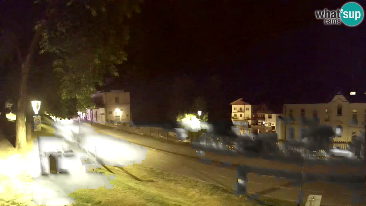 Tarvisio webcam – Bicycle lane and Mangart mountain