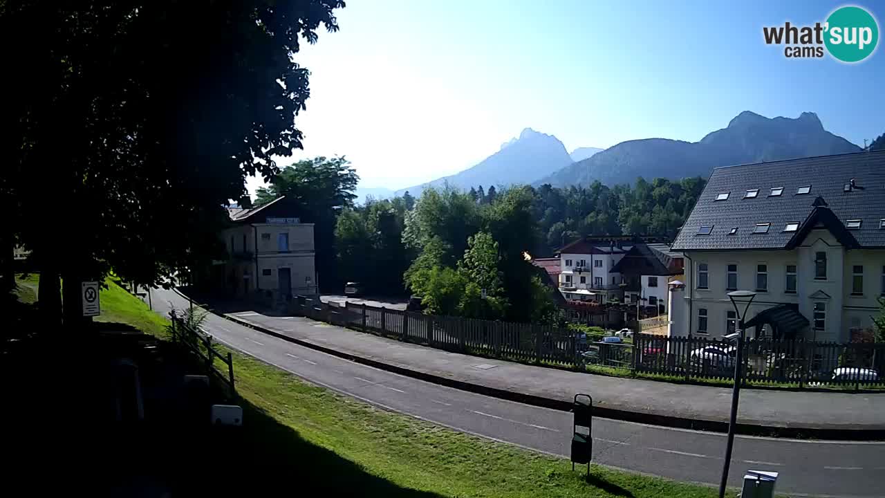 Tarvisio webcam – Bicycle lane and Mangart mountain