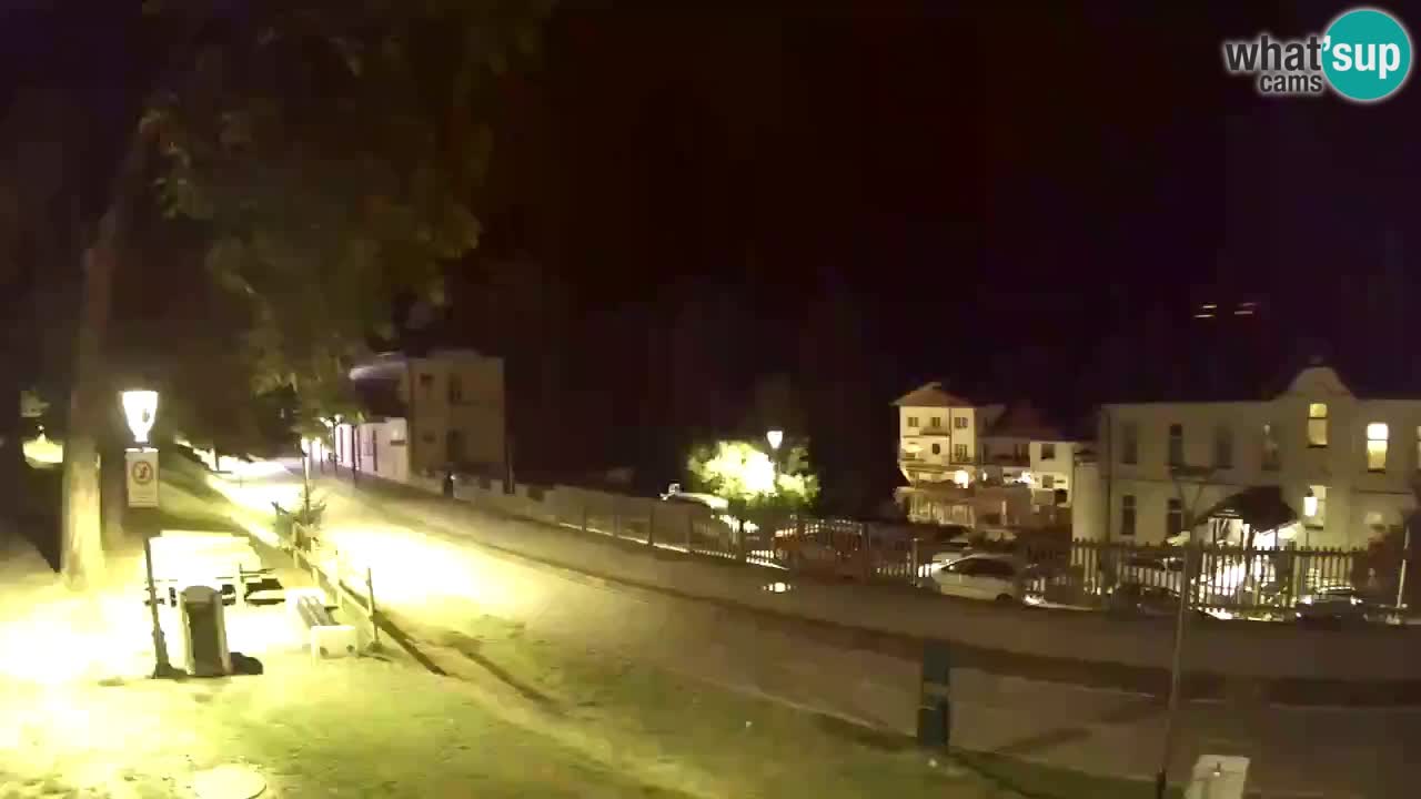 Tarvisio Live webcam – pista ciclabile e il gruppo del Mangart