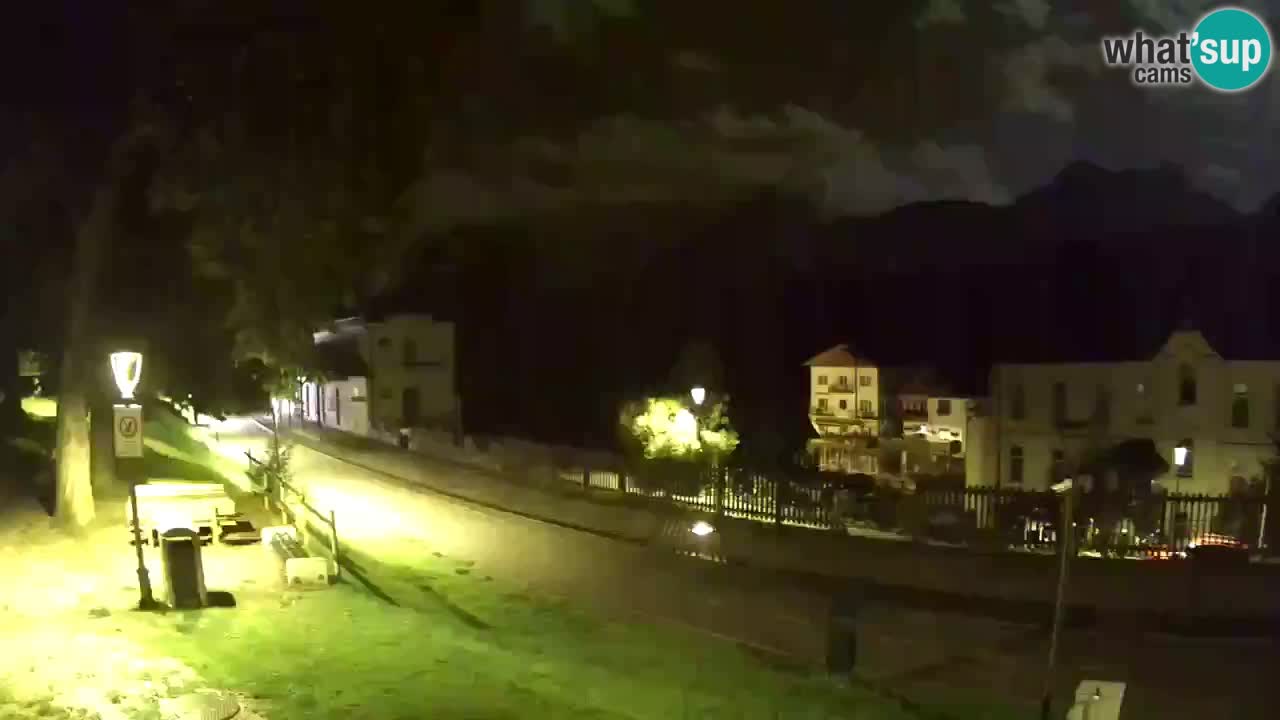 Trbiž kamera v živo – kolesarska pot in Mangart v ozadju