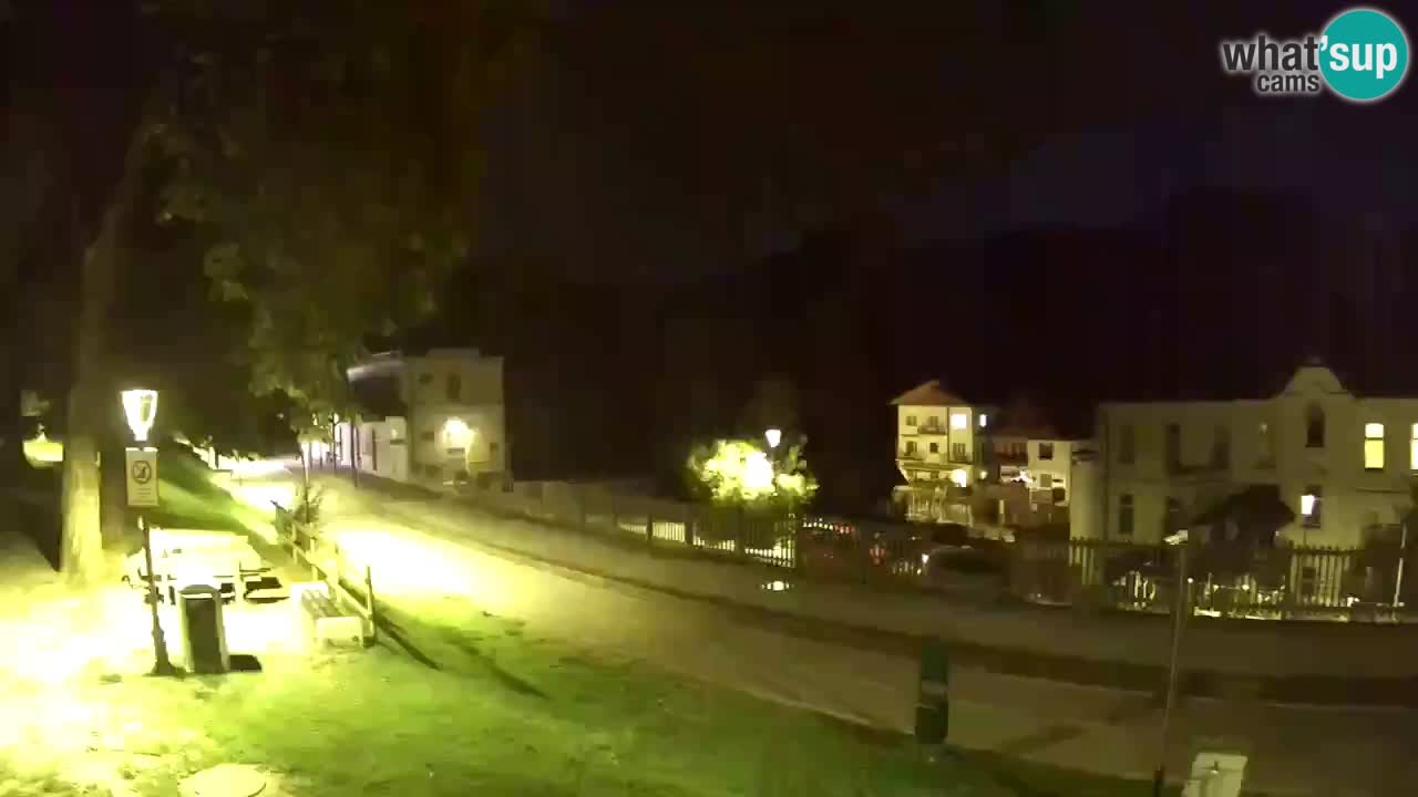 Tarvisio Live webcam – pista ciclabile e il gruppo del Mangart