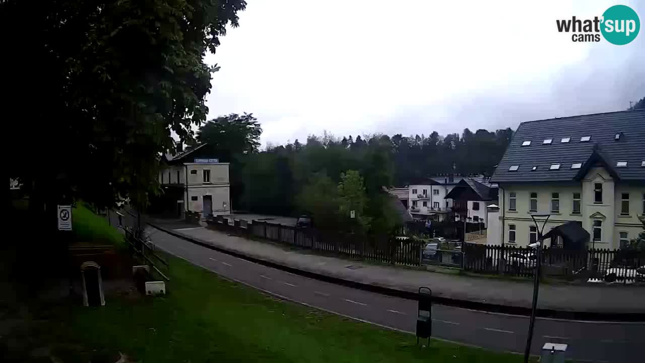 Tarvis webcam – Radweg und Mangart