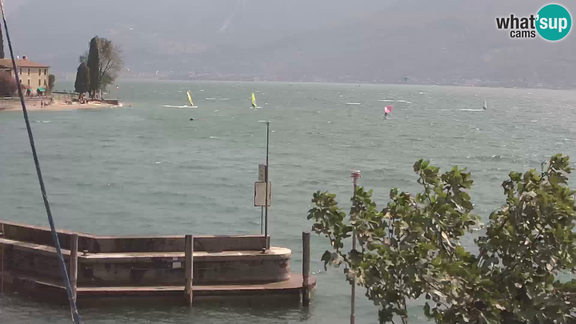 Webcam PRA’ DE LA FAM – Porto di Tignale – Windsurfer Garda Lake