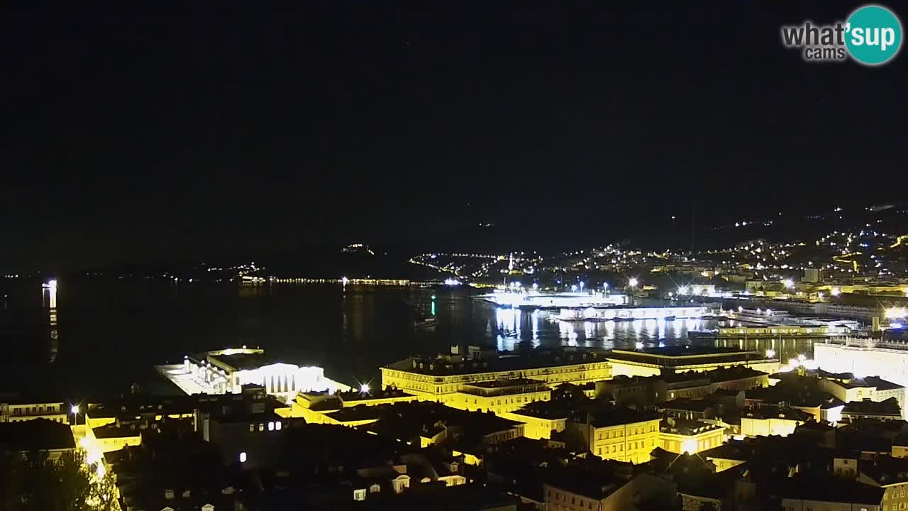 Webcam Triest – Blick vom Heiligtum Monte Grisa