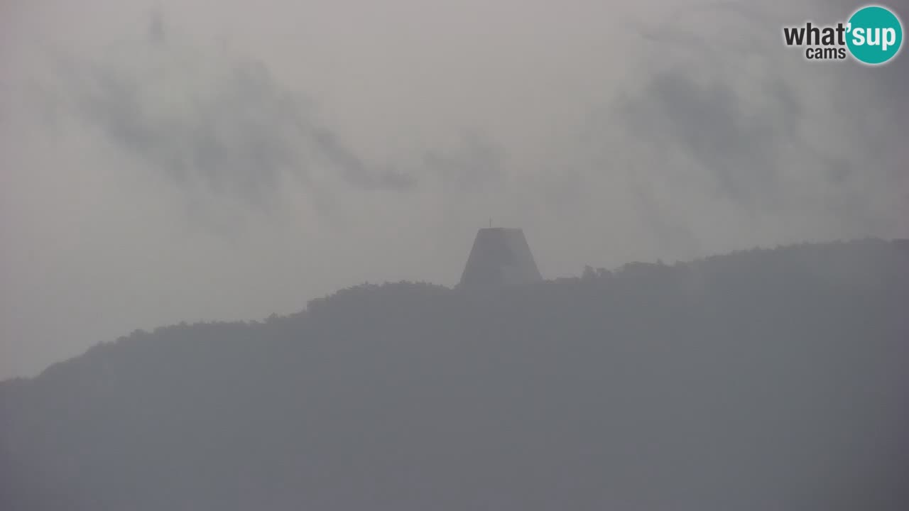 Spletna kamera Trst – pogled s svetišča Monte Grisa