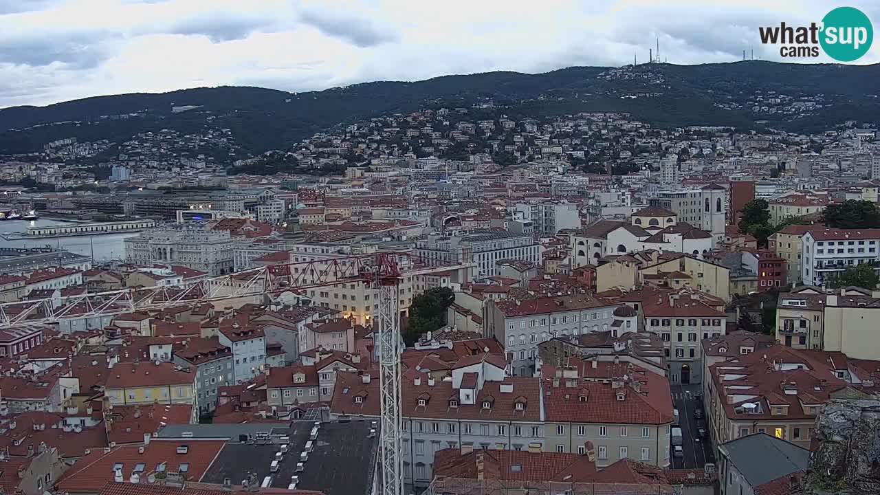 Live-Webcam Triest – Panorama der Stadt, des Golfs, der Seestation und des Schlosses Miramare