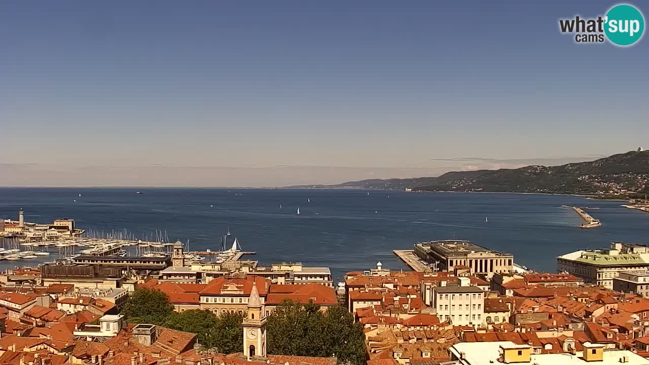 Webcam Trieste – Panorama dal Santuario Monte Grisa