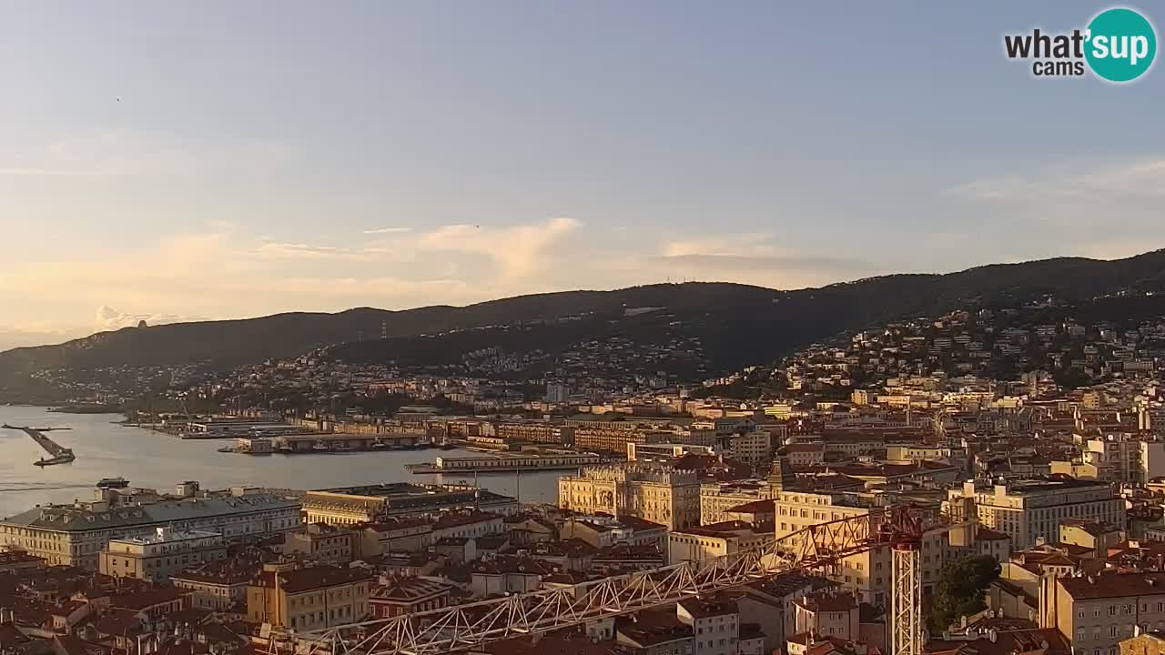 Webcam Triest – Blick vom Heiligtum Monte Grisa