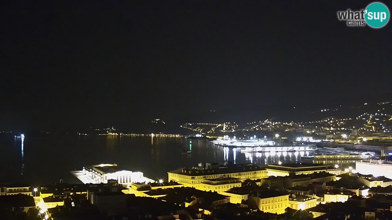 Webcam Trieste –  Vista desde el santuario Monte Grisa
