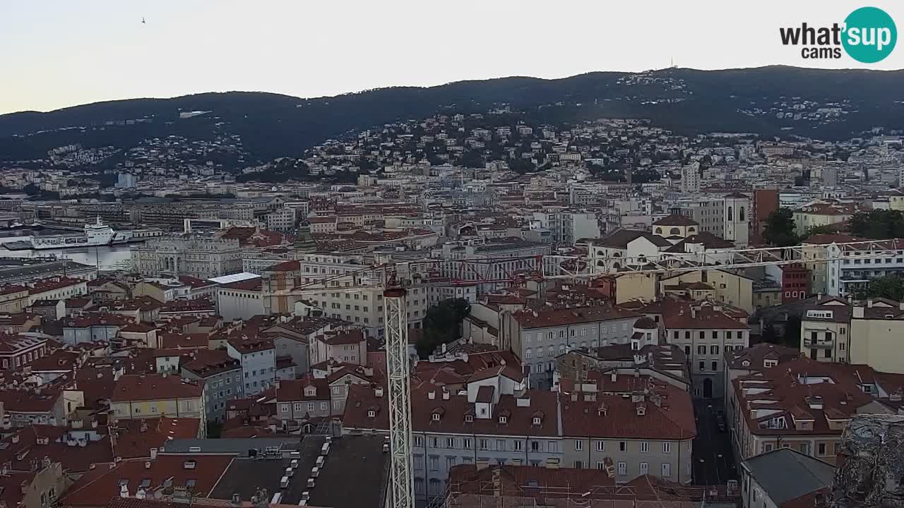 Spletna kamera Trst – pogled s svetišča Monte Grisa