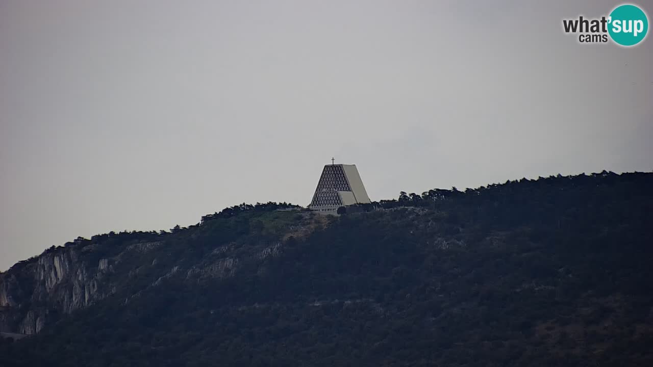 Live webcam Trieste – Panorama of the city, the Gulf, the maritime station and the Miramare castle