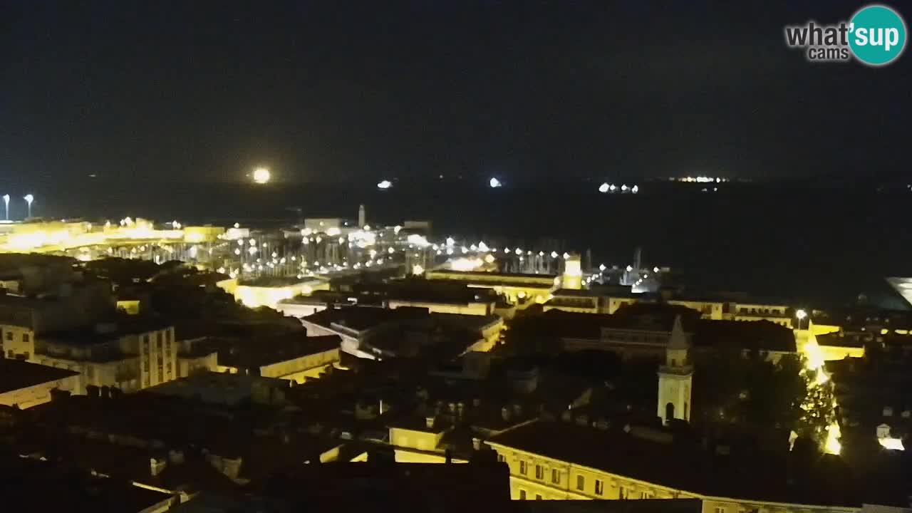 Webcam Trieste –  Vista desde el santuario Monte Grisa