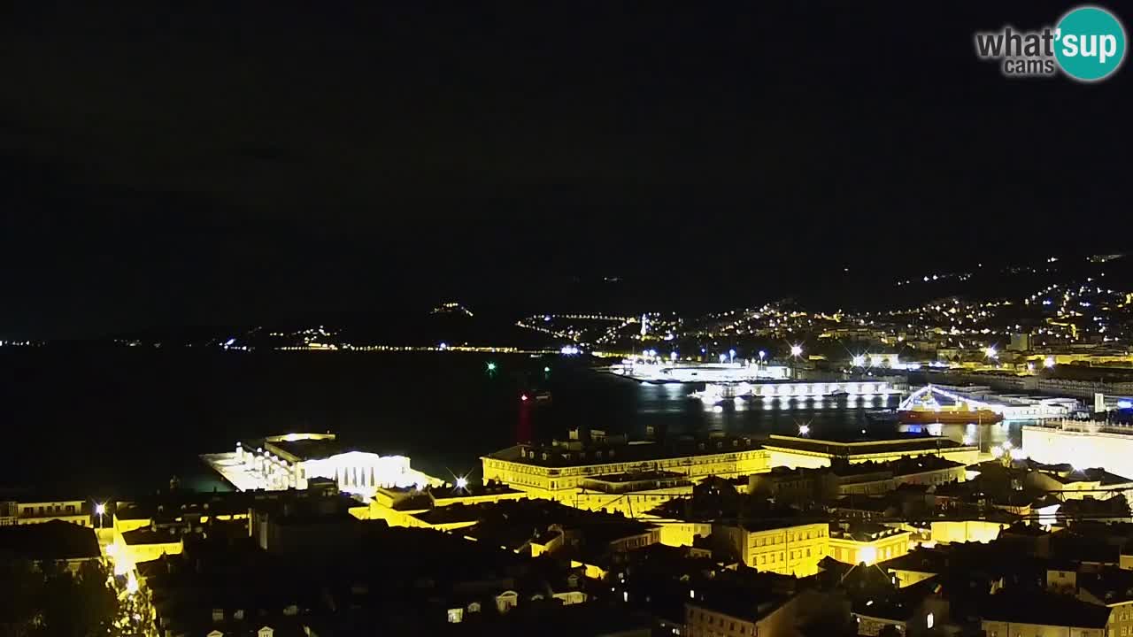 Webcam Trieste – Vue du sanctuaire Monte Grisa