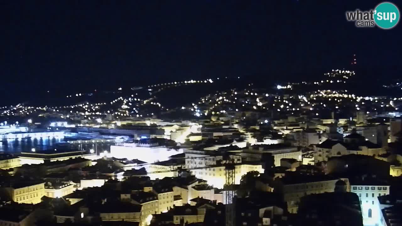 Webcam Trieste –  Vista desde el santuario Monte Grisa