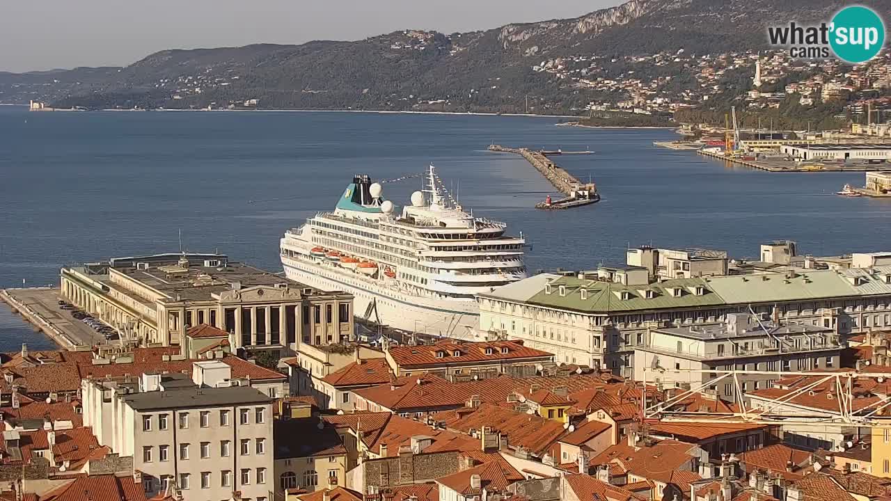 Webcam Trieste – Vue du sanctuaire Monte Grisa