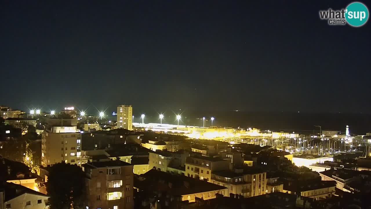 Webcam Trieste –  Vista desde el santuario Monte Grisa