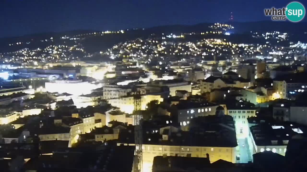 Webcam Trieste –  Vista desde el santuario Monte Grisa