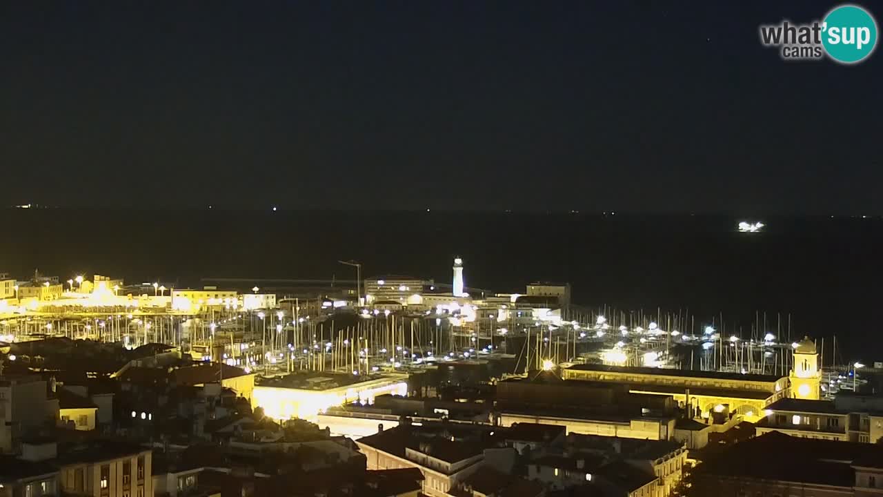 Webcam Trieste –  Vista desde el santuario Monte Grisa