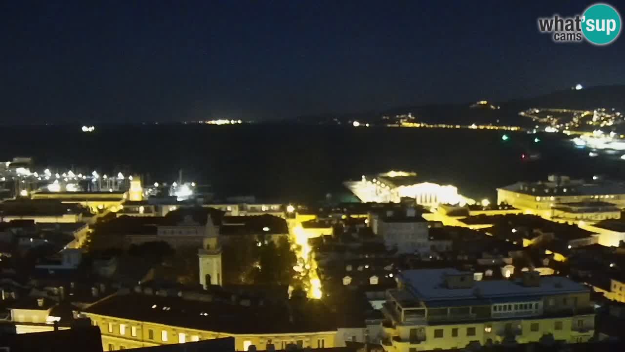 Webcam Trieste –  Vista desde el santuario Monte Grisa