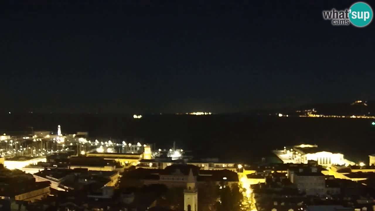 Webcam Trieste –  Vista desde el santuario Monte Grisa