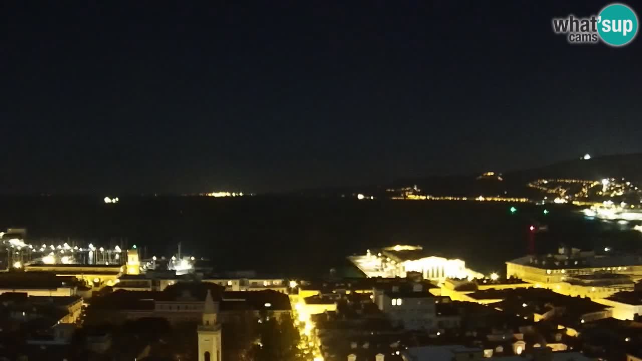 Webcam Trieste –  Vista desde el santuario Monte Grisa