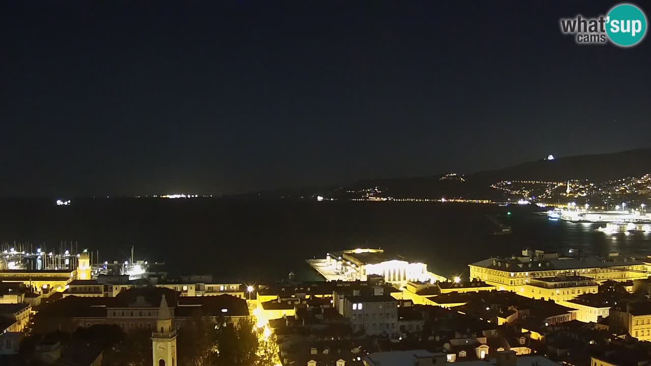 Webcam Trieste –  Vista desde el santuario Monte Grisa