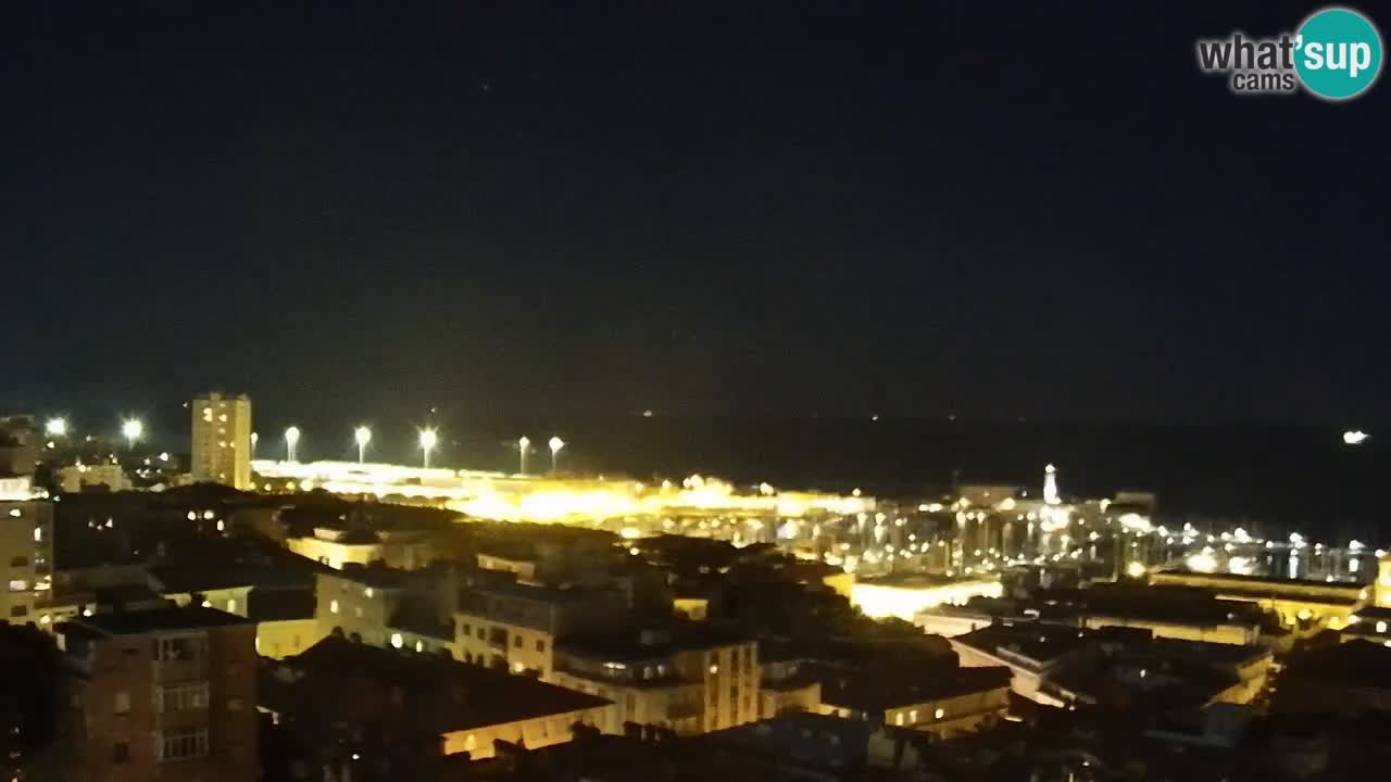 Webcam Trieste –  Vista desde el santuario Monte Grisa