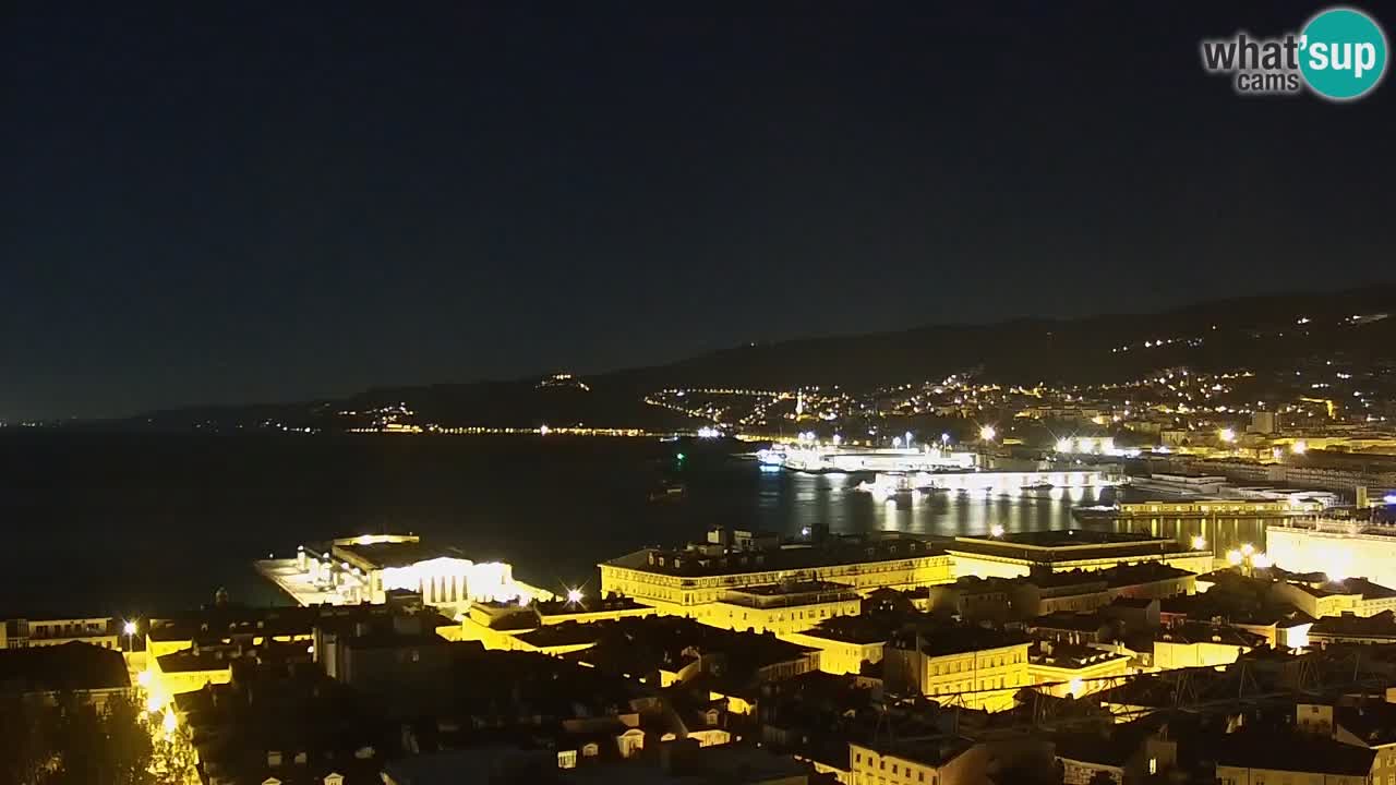 Webcam Trieste –  Vista desde el santuario Monte Grisa