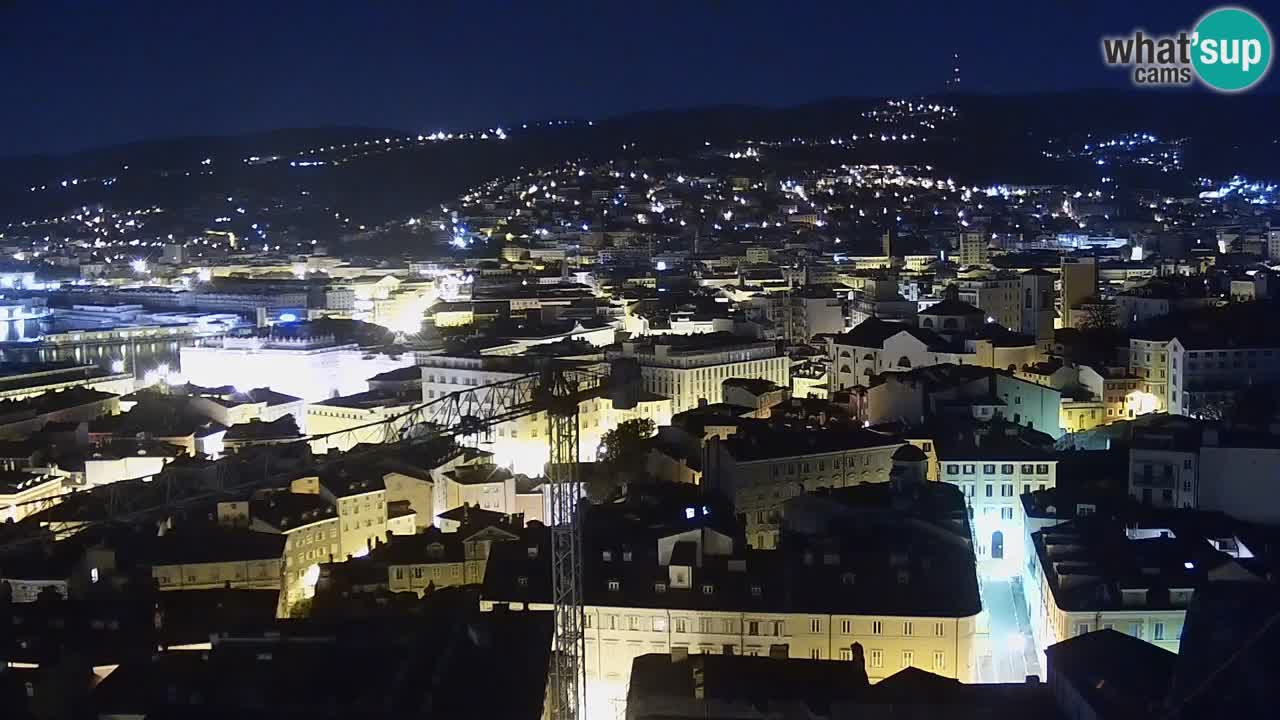 Spletna kamera Trst – pogled s svetišča Monte Grisa