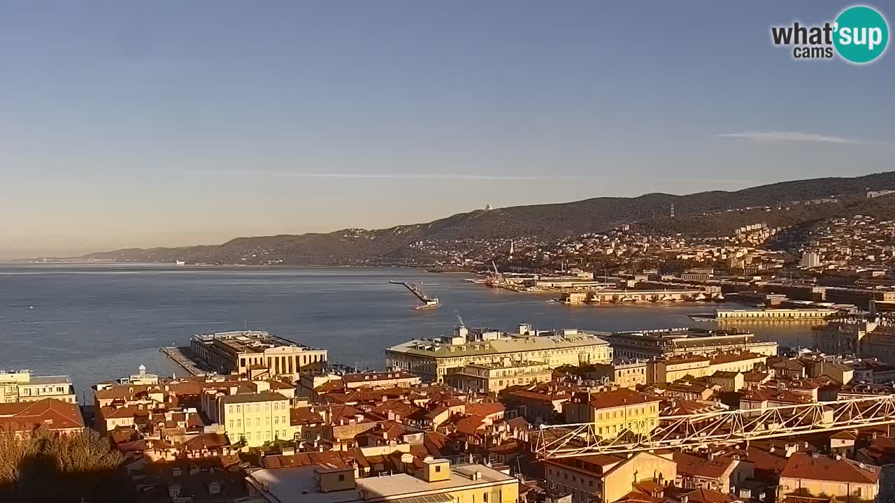 Webcam Trieste –  Vista desde el santuario Monte Grisa