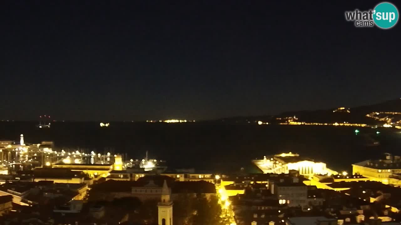 Webcam Trieste –  Vista desde el santuario Monte Grisa