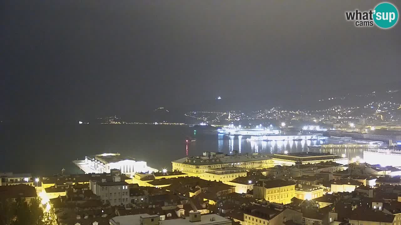 Webcam Trieste –  Vista desde el santuario Monte Grisa