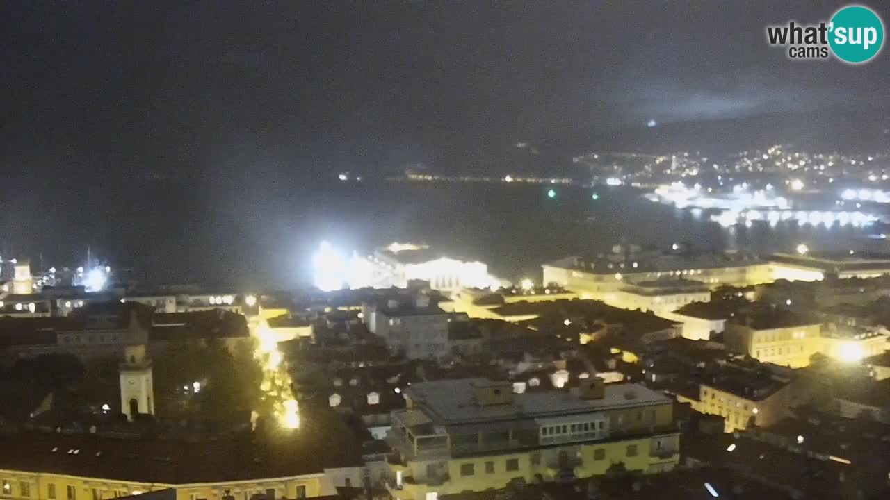 Webcam Trieste –  Vista desde el santuario Monte Grisa