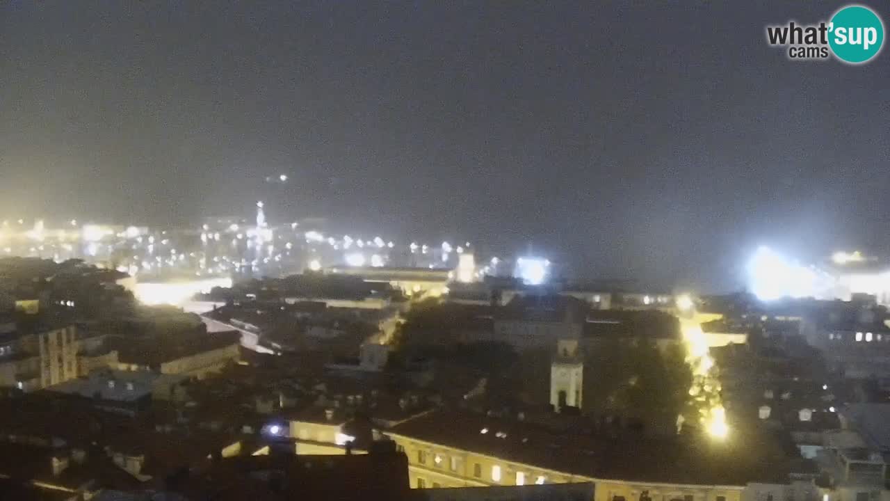 Webcam Triest – Blick vom Heiligtum Monte Grisa