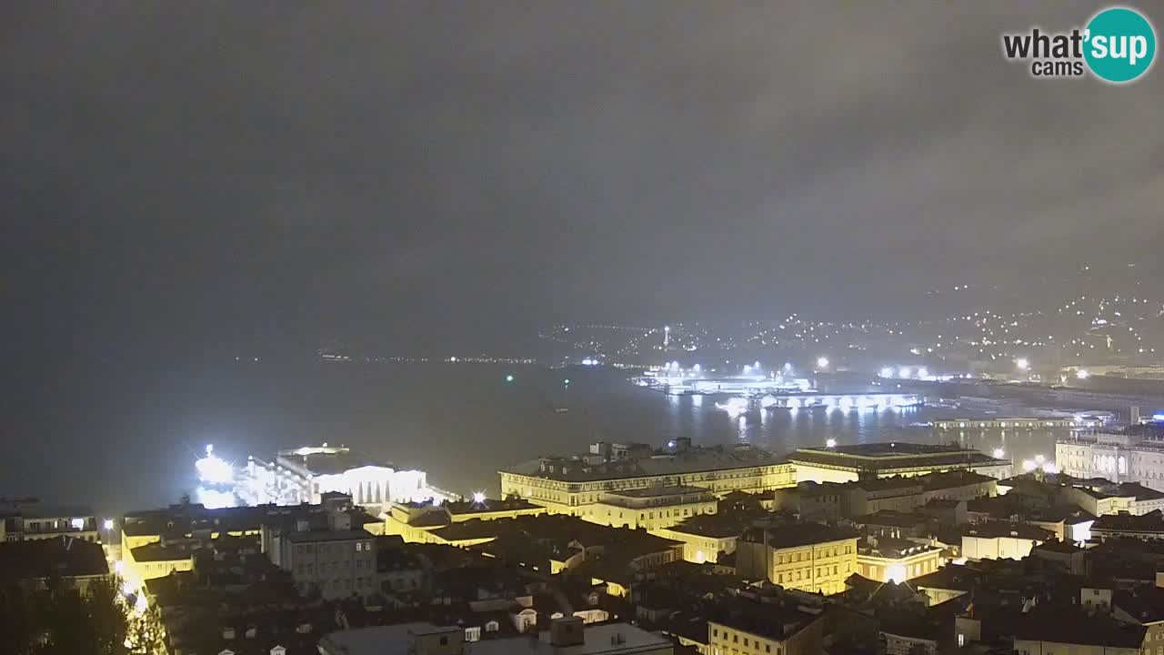 Live-Webcam Triest – Panorama der Stadt, des Golfs, der Seestation und des Schlosses Miramare