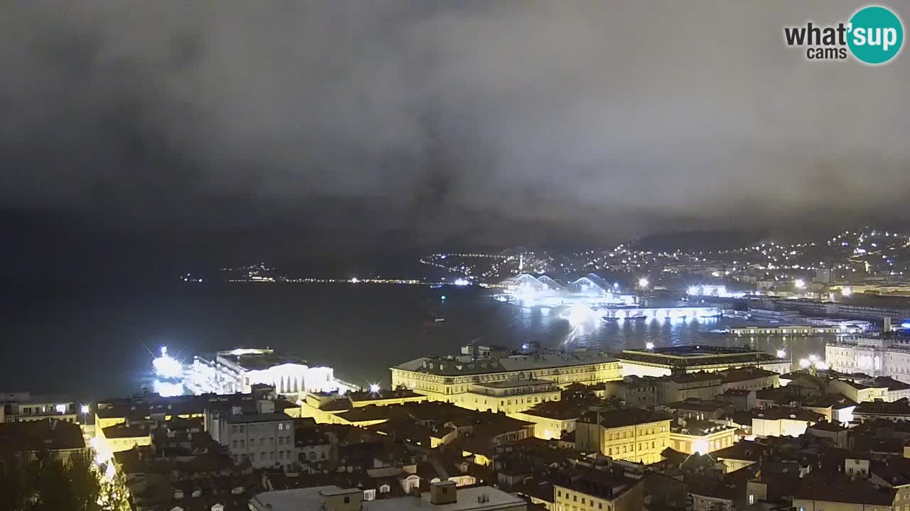 Webcam Trieste –  Vista desde el santuario Monte Grisa