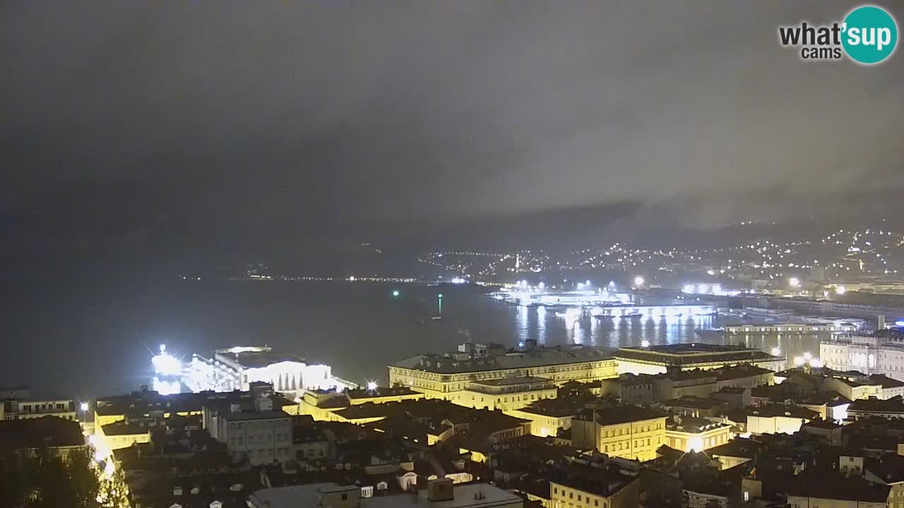 Webcam Trieste –  Vista desde el santuario Monte Grisa