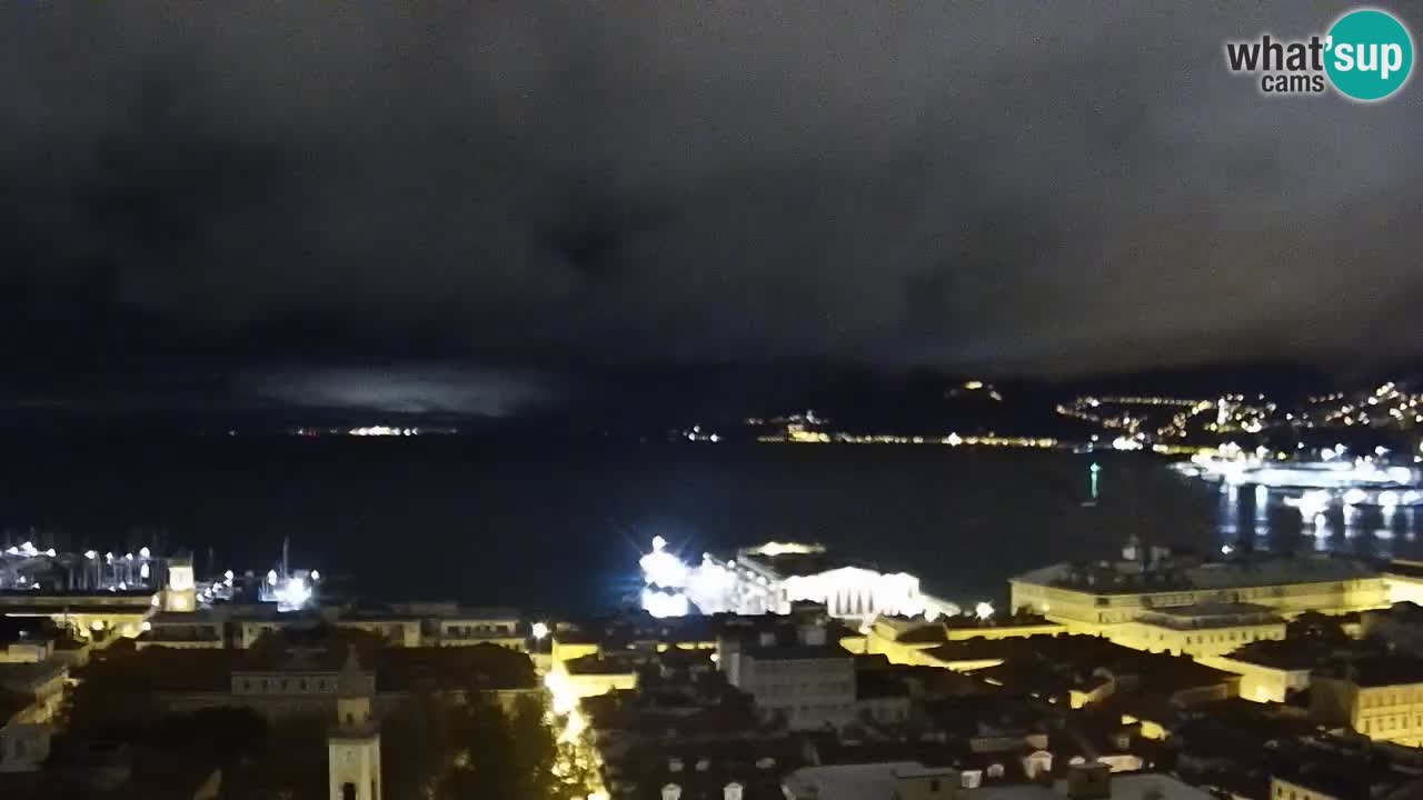 Webcam Trieste –  Vista desde el santuario Monte Grisa