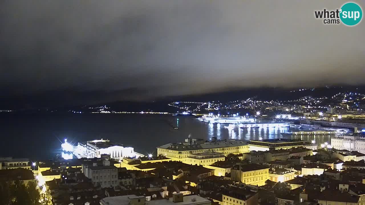 Live-Webcam Triest – Panorama der Stadt, des Golfs, der Seestation und des Schlosses Miramare