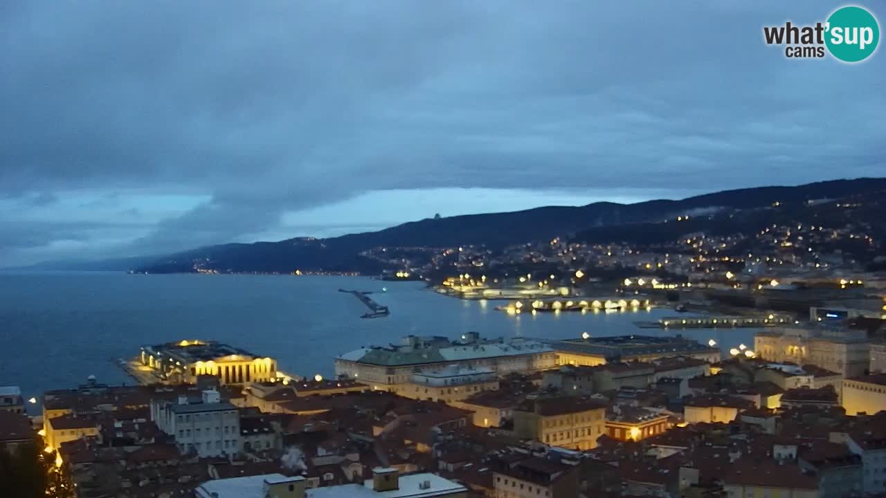 Webcam Trieste –  Vista desde el santuario Monte Grisa