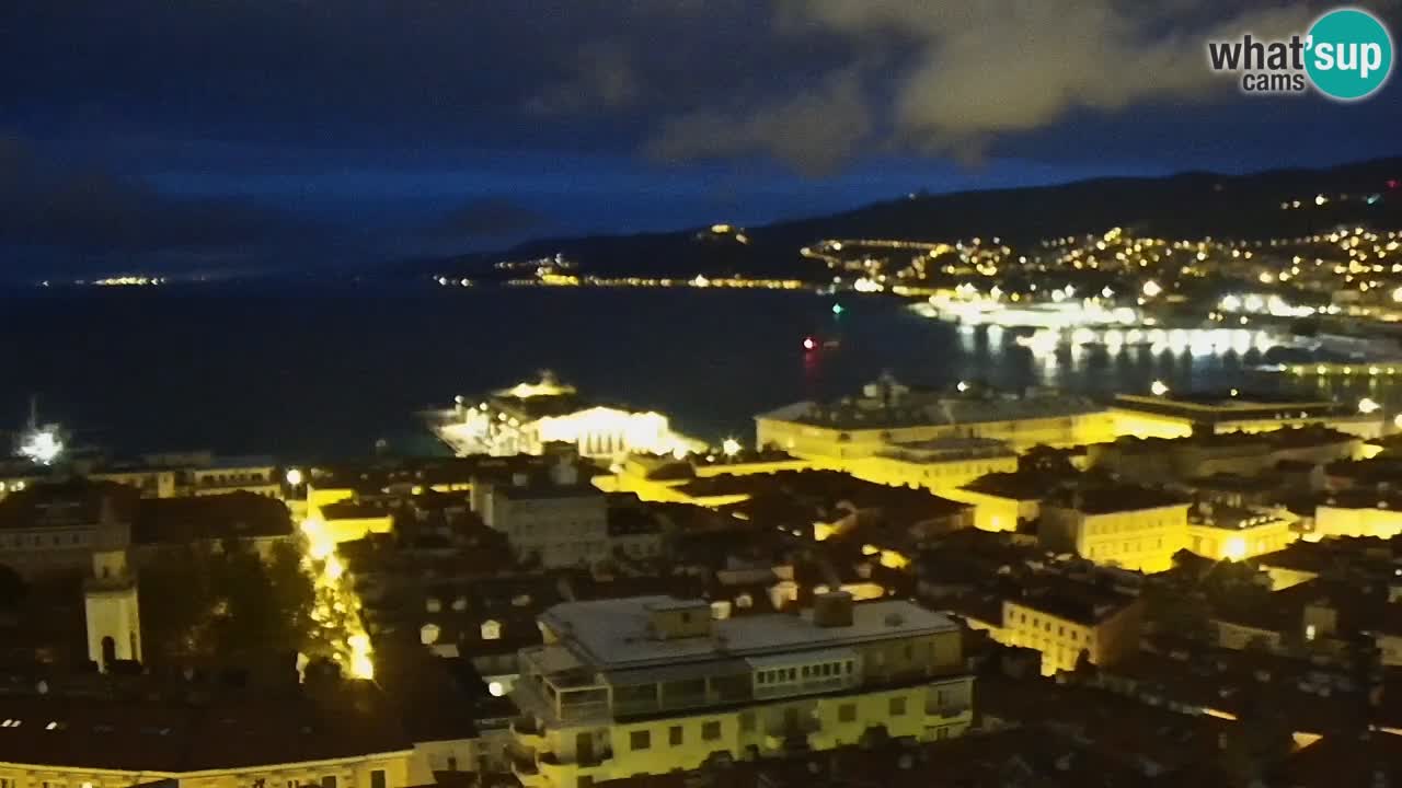 Webcam Trieste –  Vista desde el santuario Monte Grisa