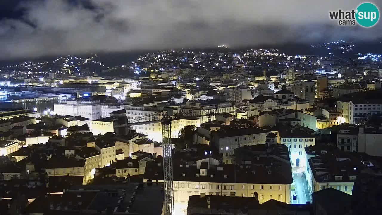 Webcam Trieste –  Vista desde el santuario Monte Grisa